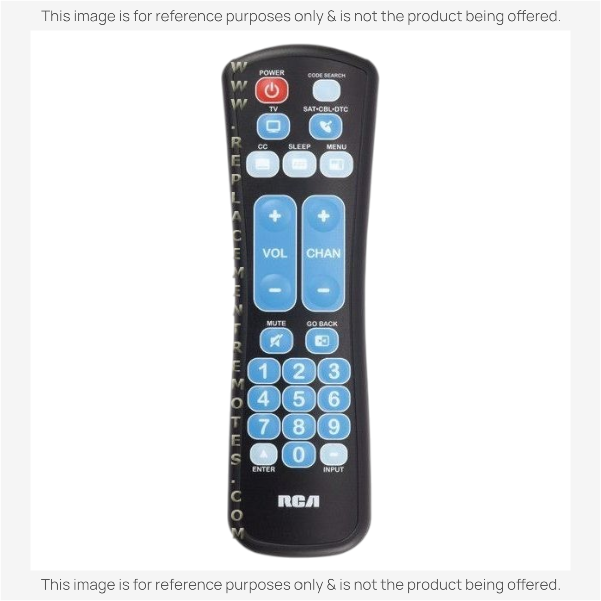 RCA RCRHM02BR 1-Device Universal Remote Control