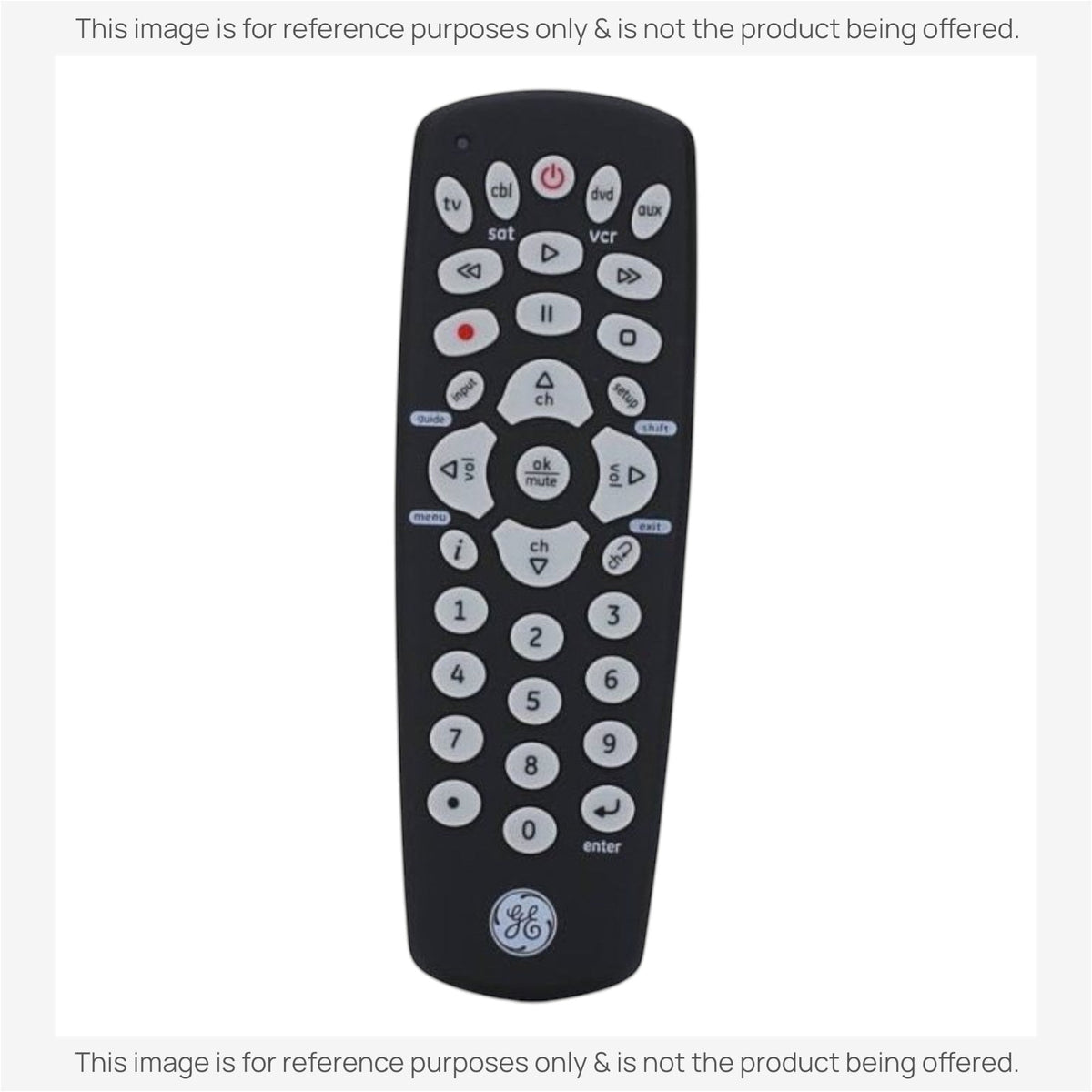 GE General Electric 25020 4-Device Universal Remote Control