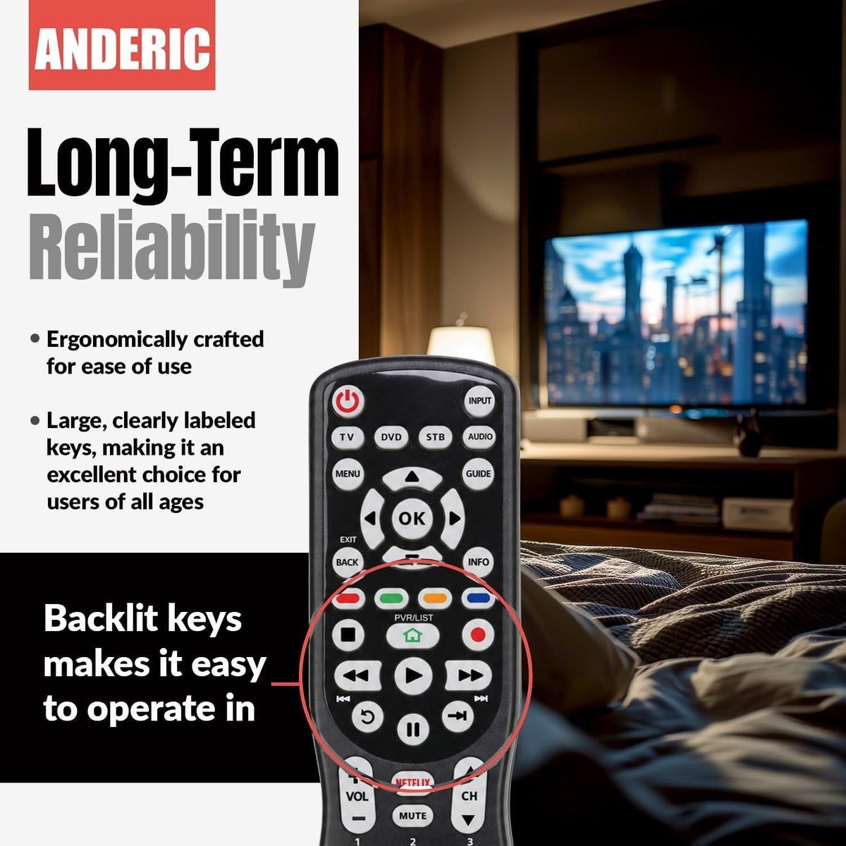 Philips CL015 5-Device Universal Remote Control