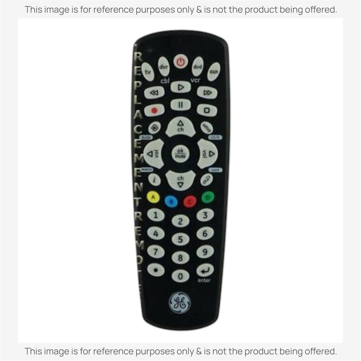 GE General Electric 25039 4-Device Universal Remote Control