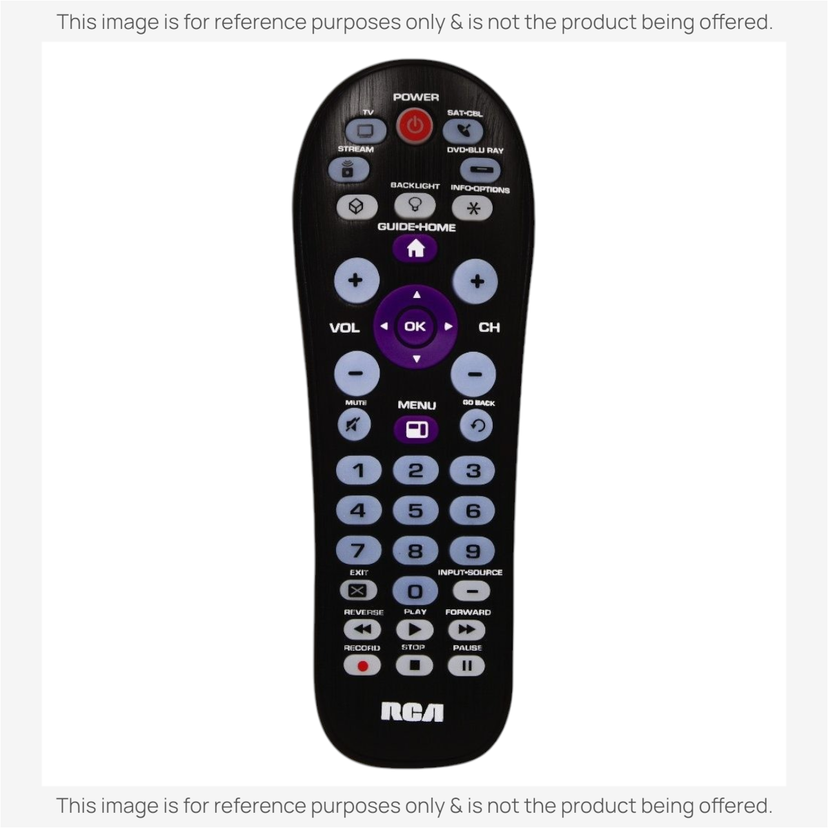 RCA RCR414BHZ3V RemoteStreaming 4-Device Universal Remote Control