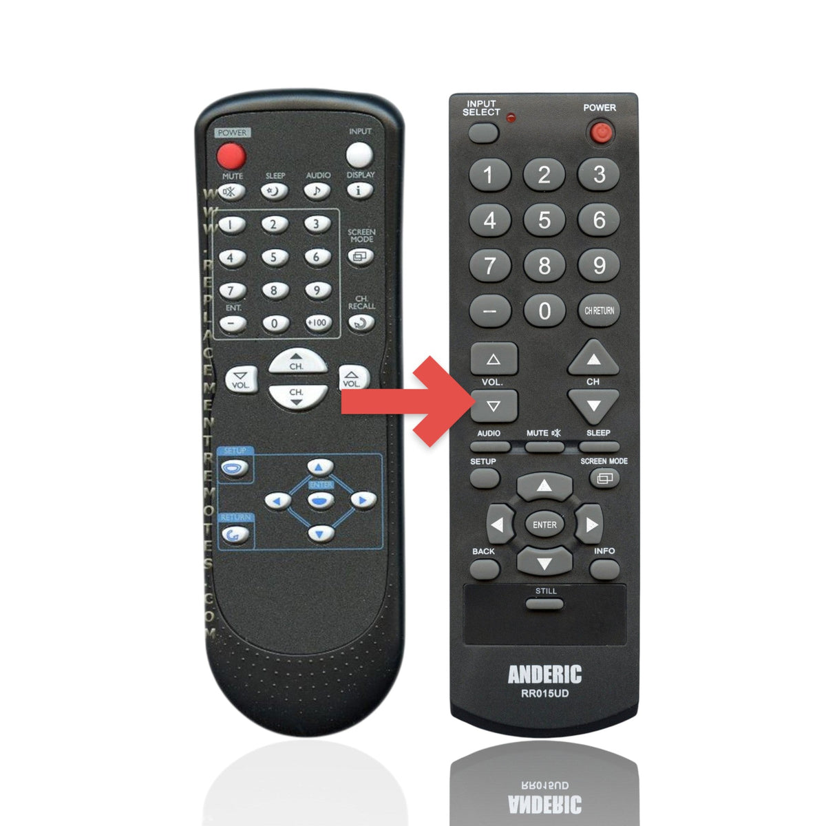 Funai NF604UD TV Remote Control