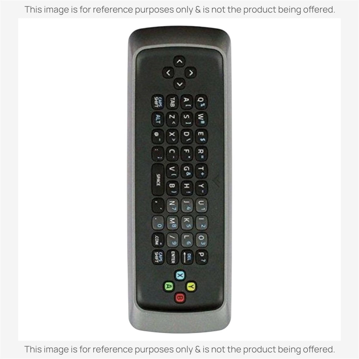 Vizio XRV1TV3D TV Remote Control with QWERTY keyboard