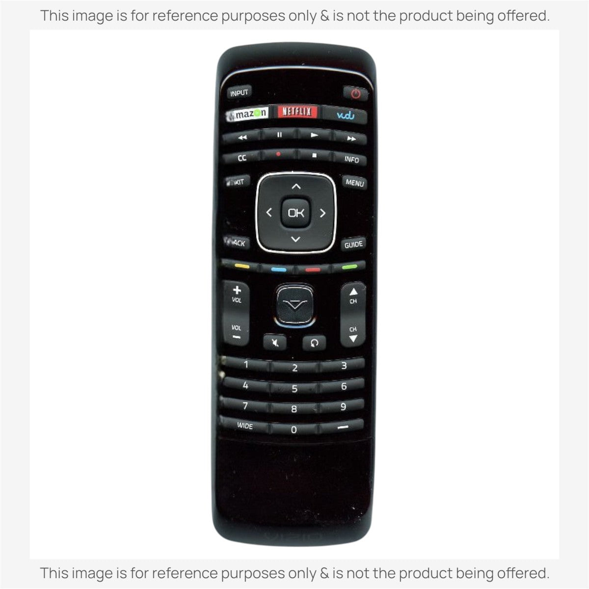 Vizio XRV1TV TV Remote Control