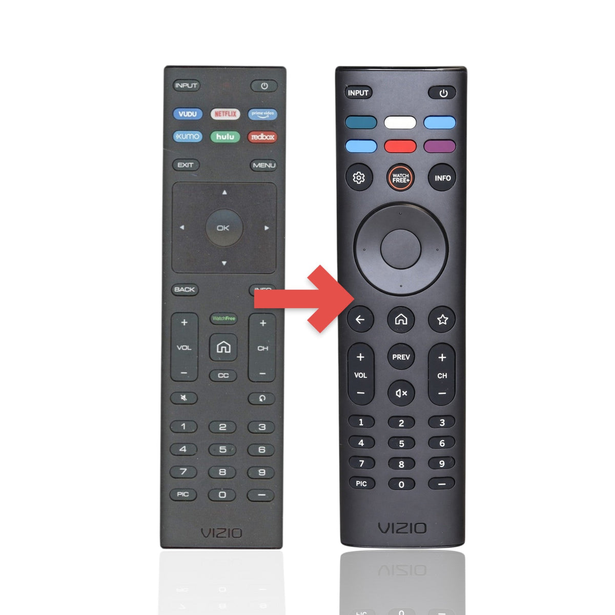 Vizio XRT136 TV Remote Control - 111200133
