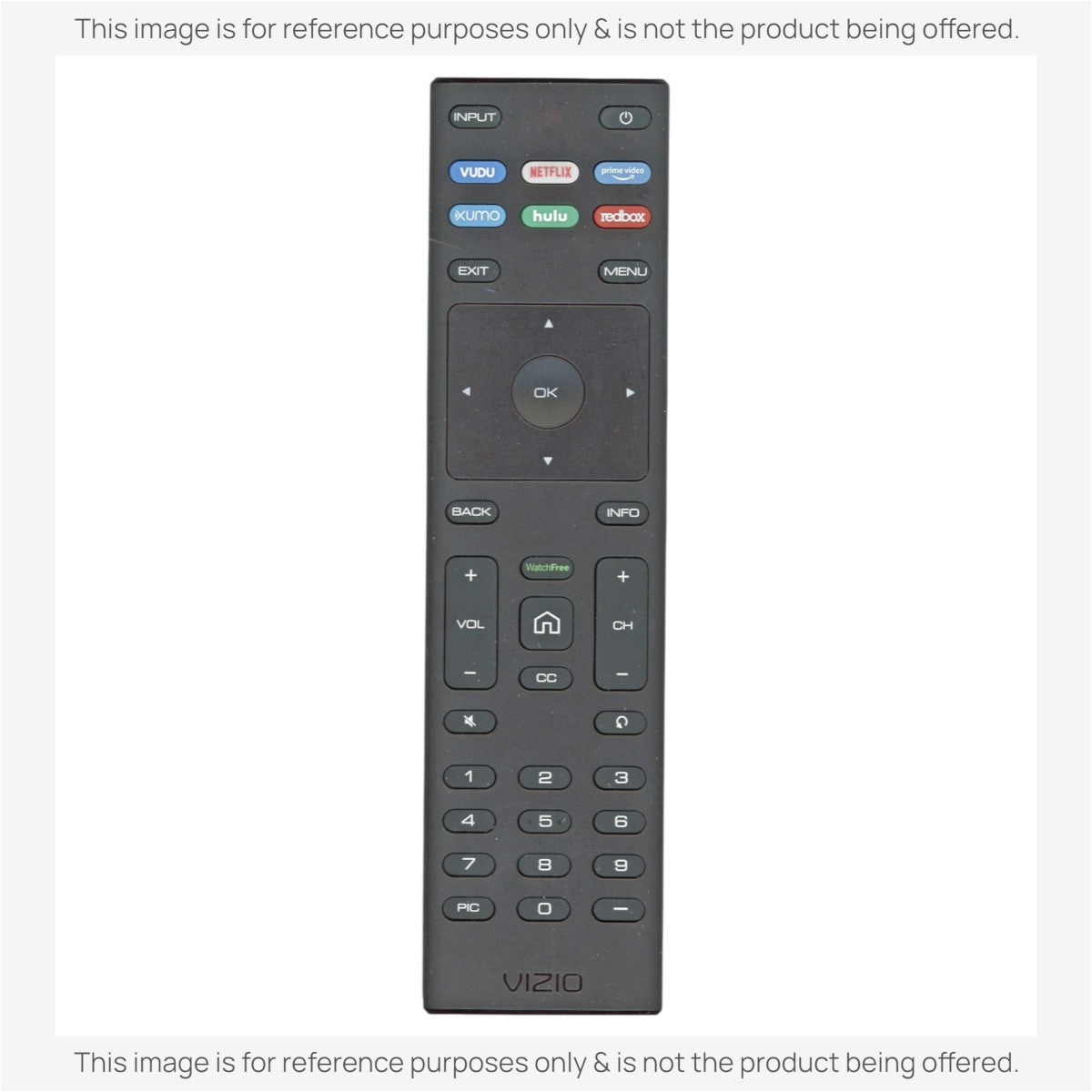 Vizio XRT136 TV Remote Control - 111200133