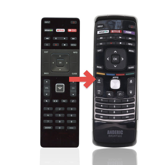Vizio XRT122 Smart TV Remote Control | Amazon | Netflix | IHeart Radio - 98003061083