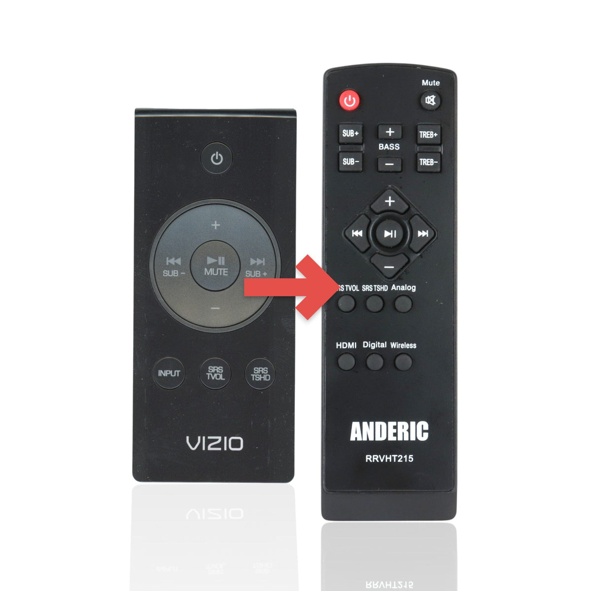 Vizio 10230000119 Sound Bar Remote Control