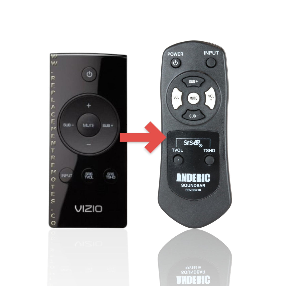 Vizio SB4020EA0 Sound Bar Remote Control