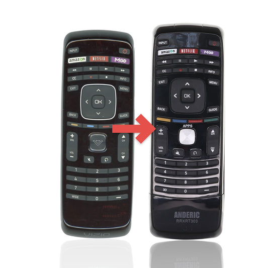 Vizio XRT112 TV Remote Control | IR | Amazon | Netflix | Mgo - 098003061010