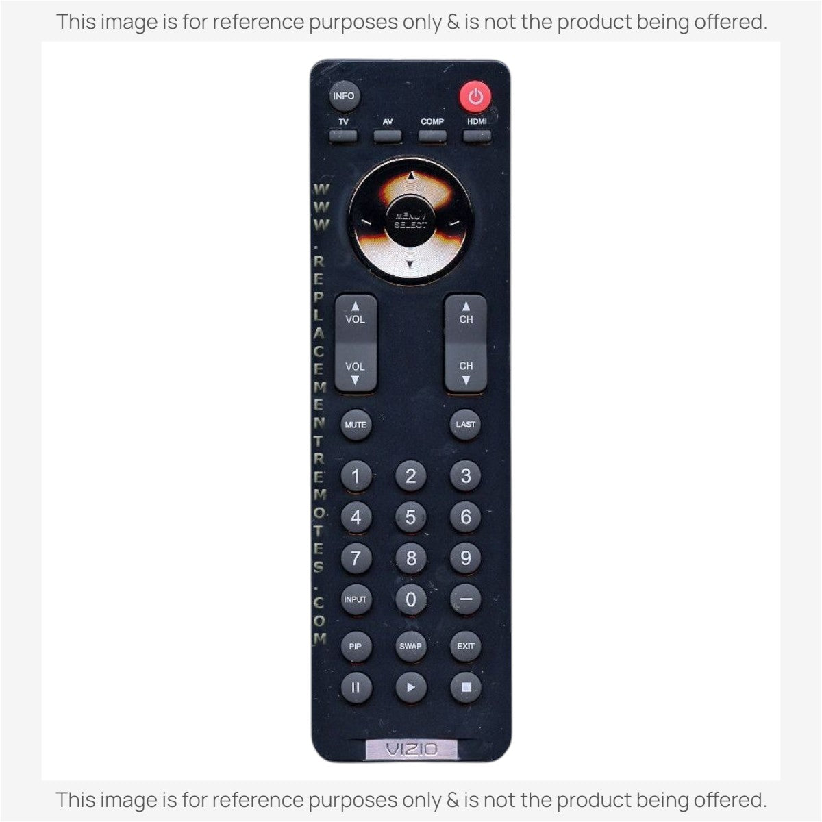 Vizio 098GRABDYNEVZJ TV Remote Control