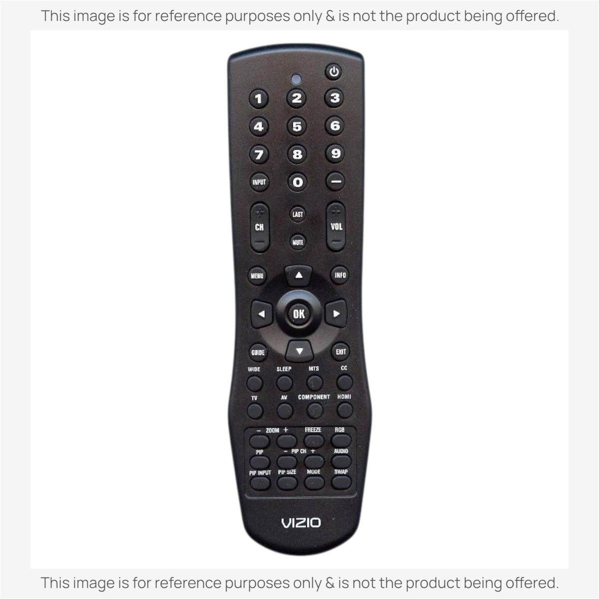 Vizio VR1 TV Remote Control - 098003049160