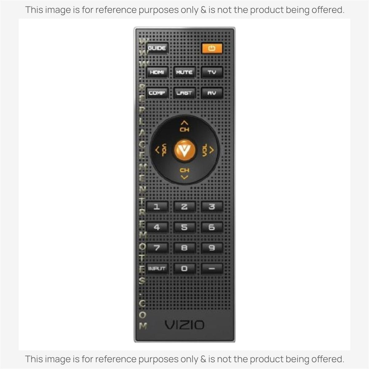 Vizio VR3J TV Remote Control