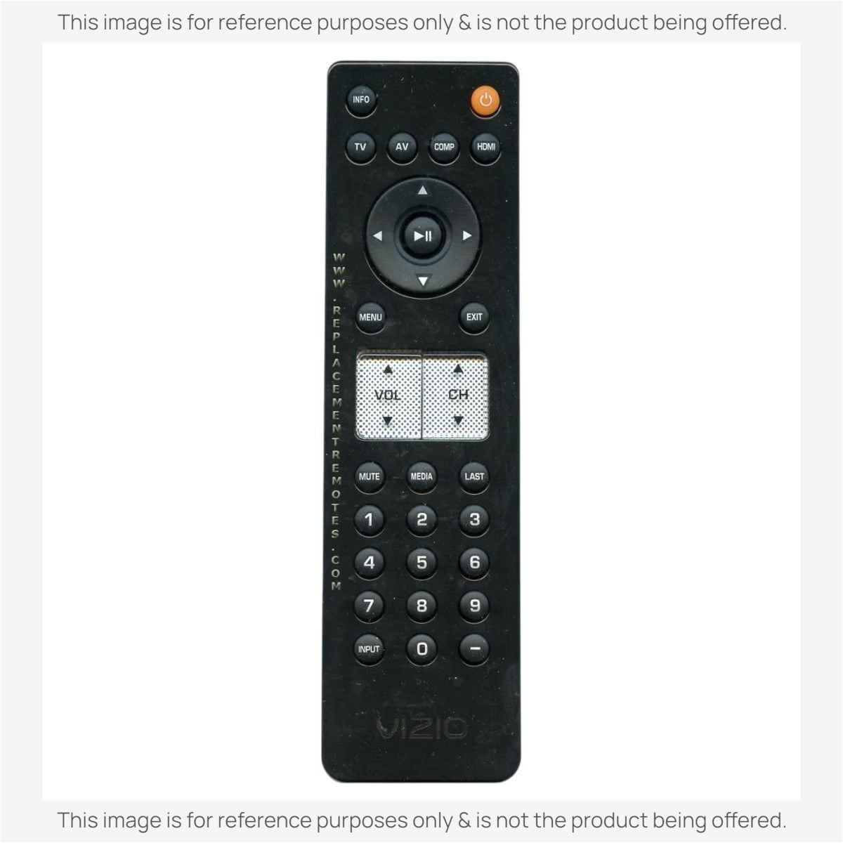 Vizio VR5 TV Remote Control