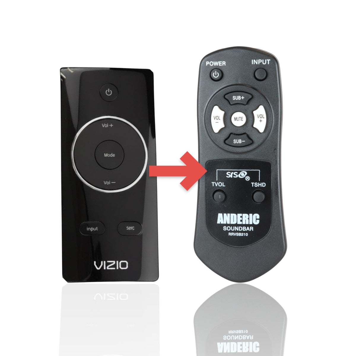 Vizio VSB205 Sound Bar Remote Control