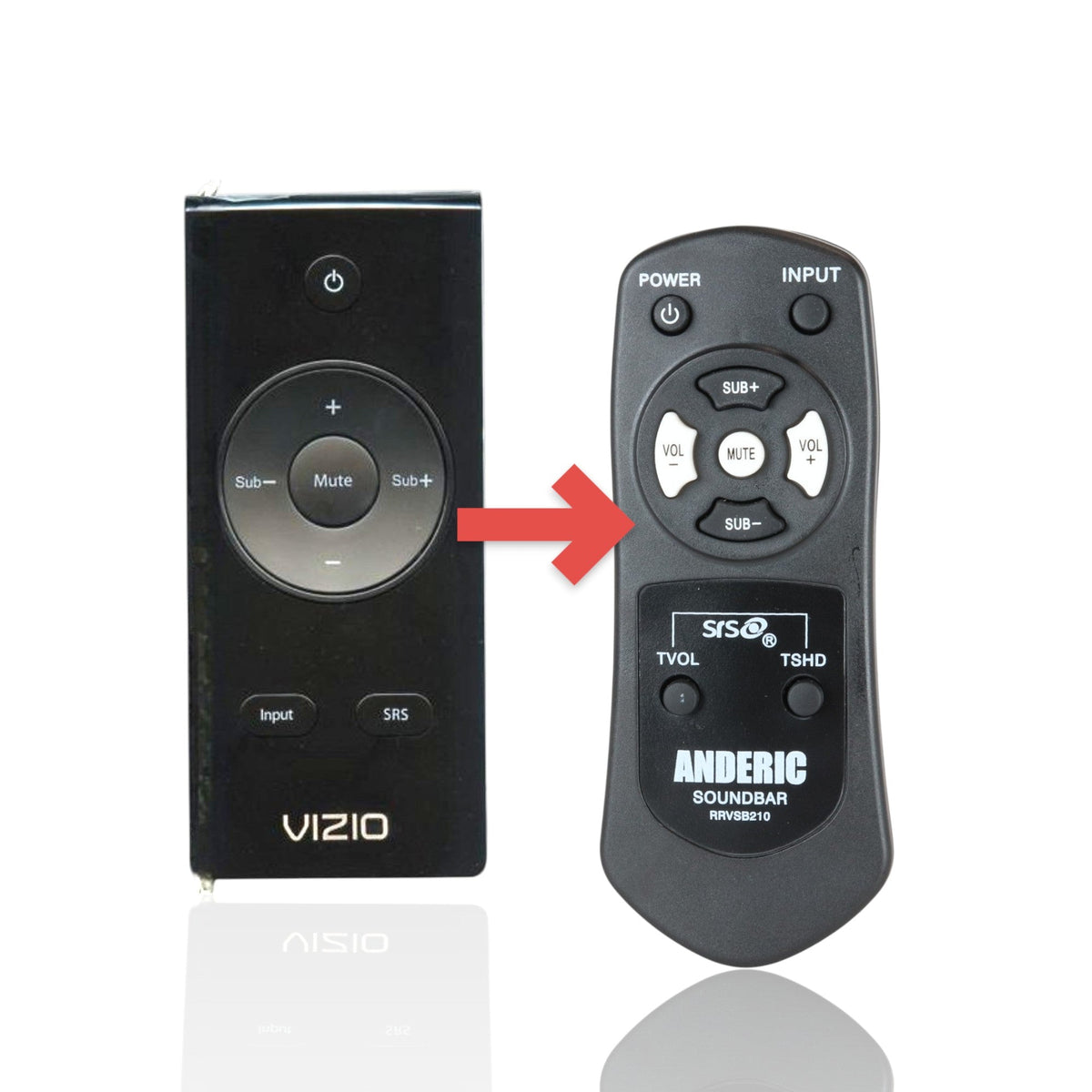 Vizio VSB207 Soundbar Sound Bar Remote Control