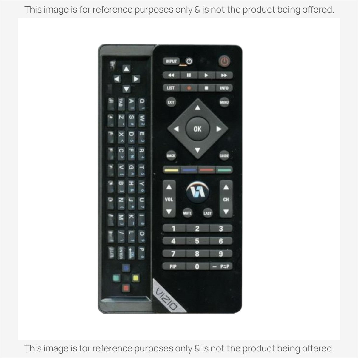 Vizio VUR10 TV Remote Control - Bluetooth - with QWERTY keyboard slide out
