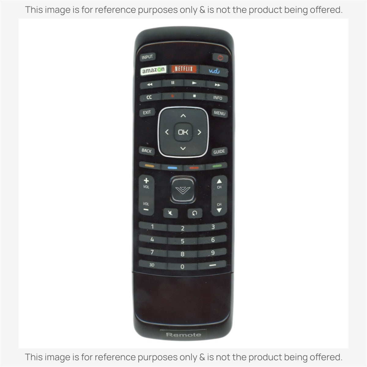 Vizio XRT301 TV Remote Control
