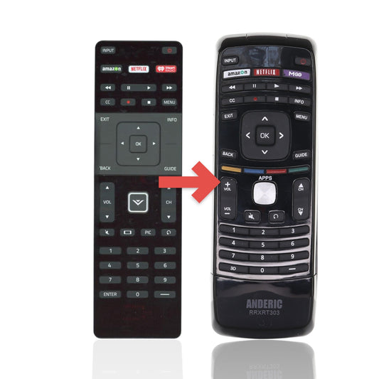 Vizio XRT500 Amazon/Netflix/iHeart TV Remote Control 790.00711.0001