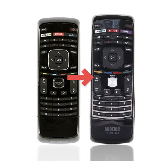Vizio XRV1TV3D TV Remote Control with QWERTY keyboard