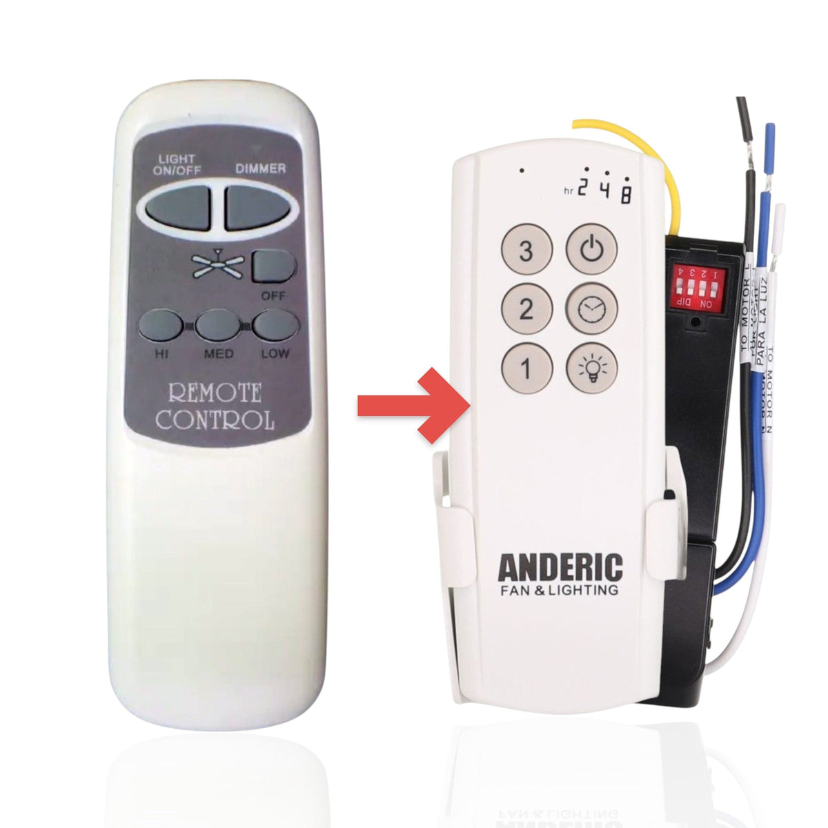 Dan's Originals TR313A KUJCE10709 Ceiling Fan Remote Control