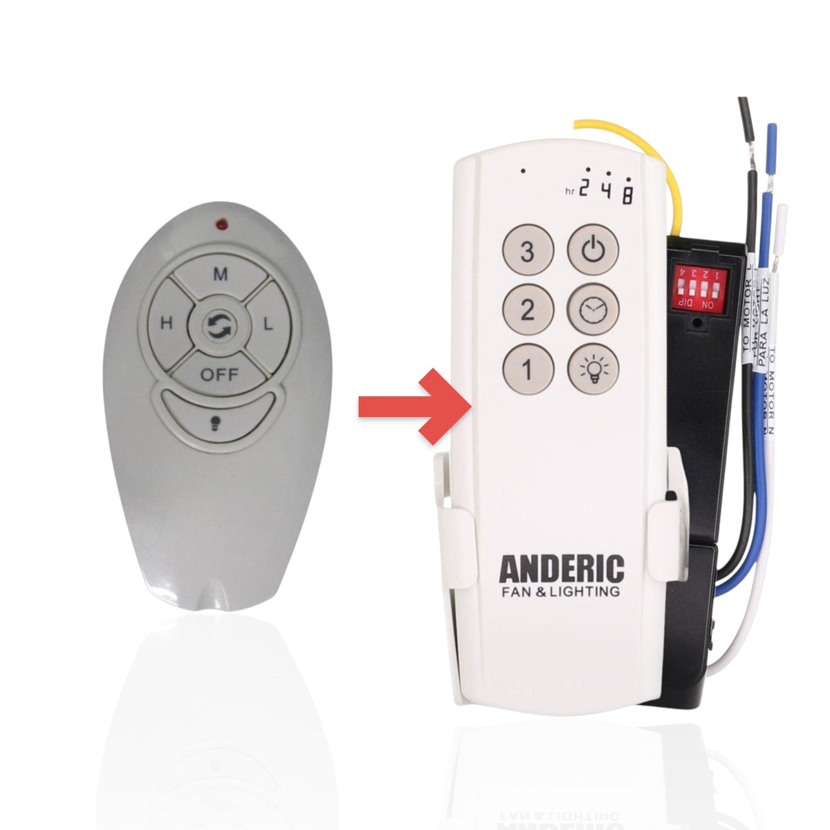 Dan's Originals UC7082T Ceiling Fan Remote Control