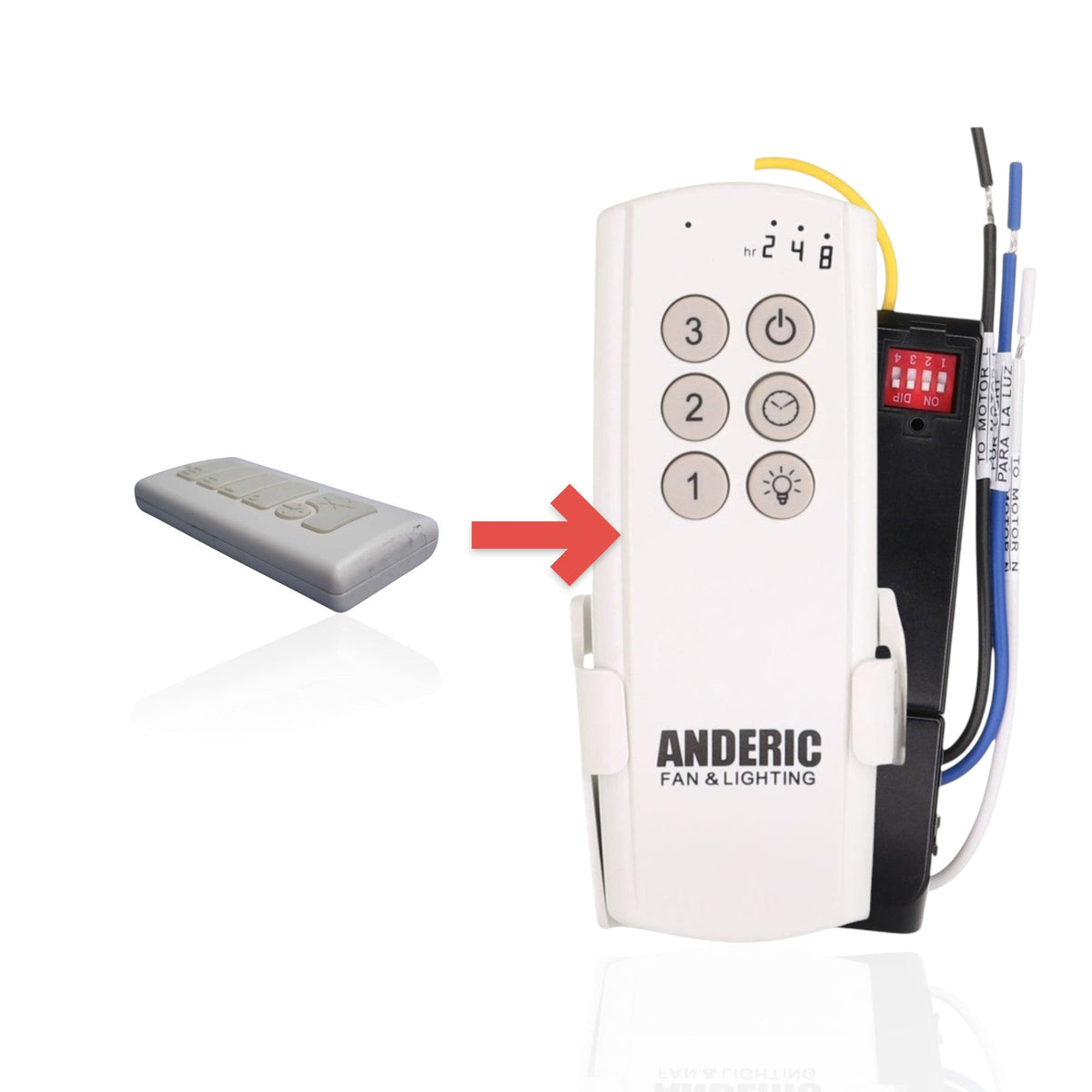 Dan's Originals TR121A KUJCE10002 Ceiling Fan Remote Control