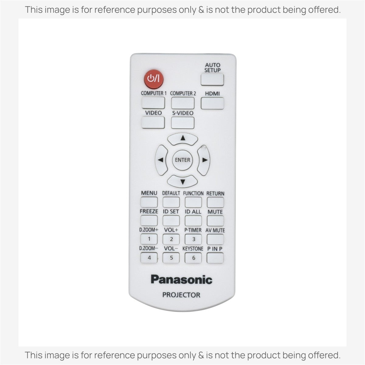 Panasonic N2QAYA000071 Projector Remote Control