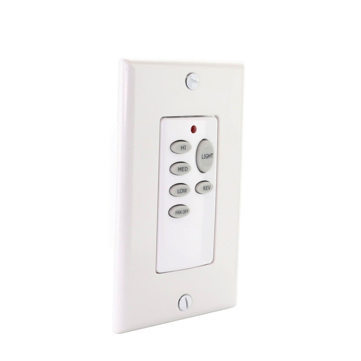 Hampton Bay UC9050H Wired Ceiling Fan Wall Plate Remote Control | 3-Speed | Up/Down light | Dimming| CHQ9050H | Wired | 4-dip - UC9050H