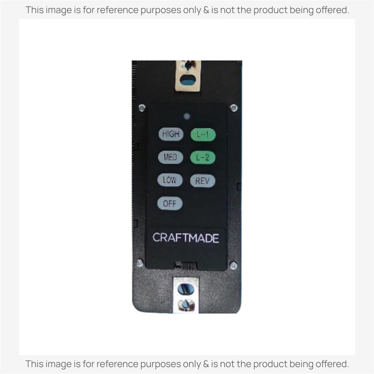 Craftmade UC7224T4 wired Ceiling Fan Remote Control