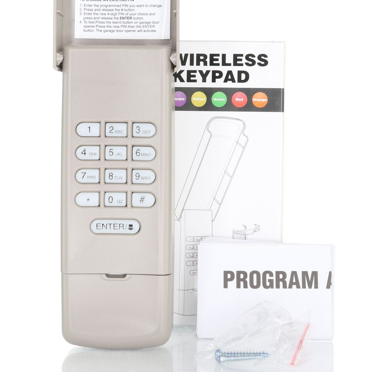 LiftMaster 877MAX wireless keypad Garage Door Opener Remote Control