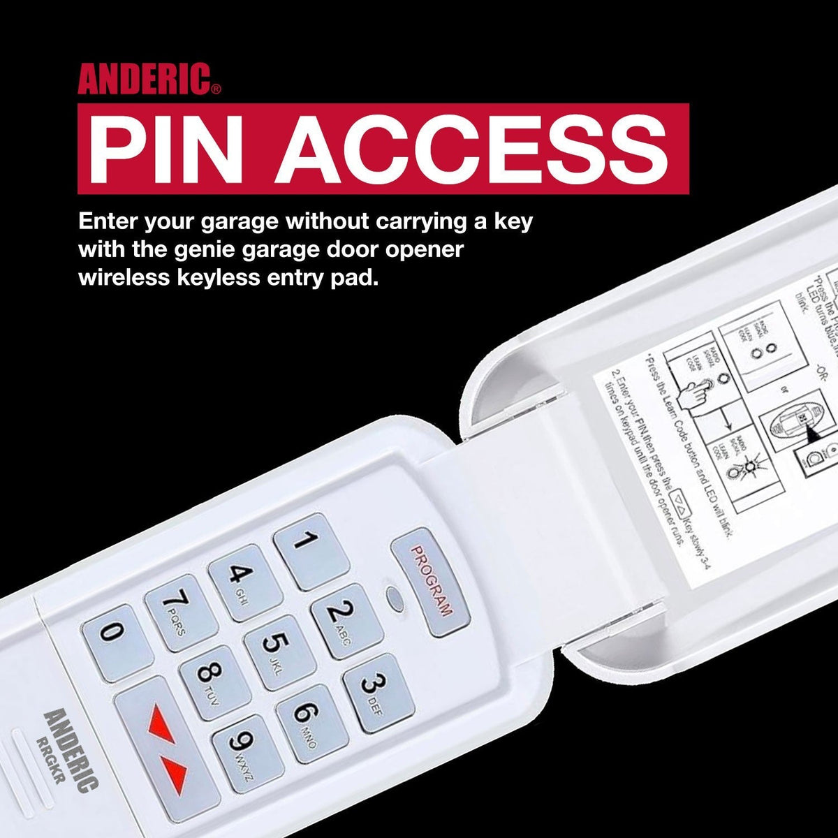 Genie GK-R Intellicode Keypad Garage Door Opener Remote Control