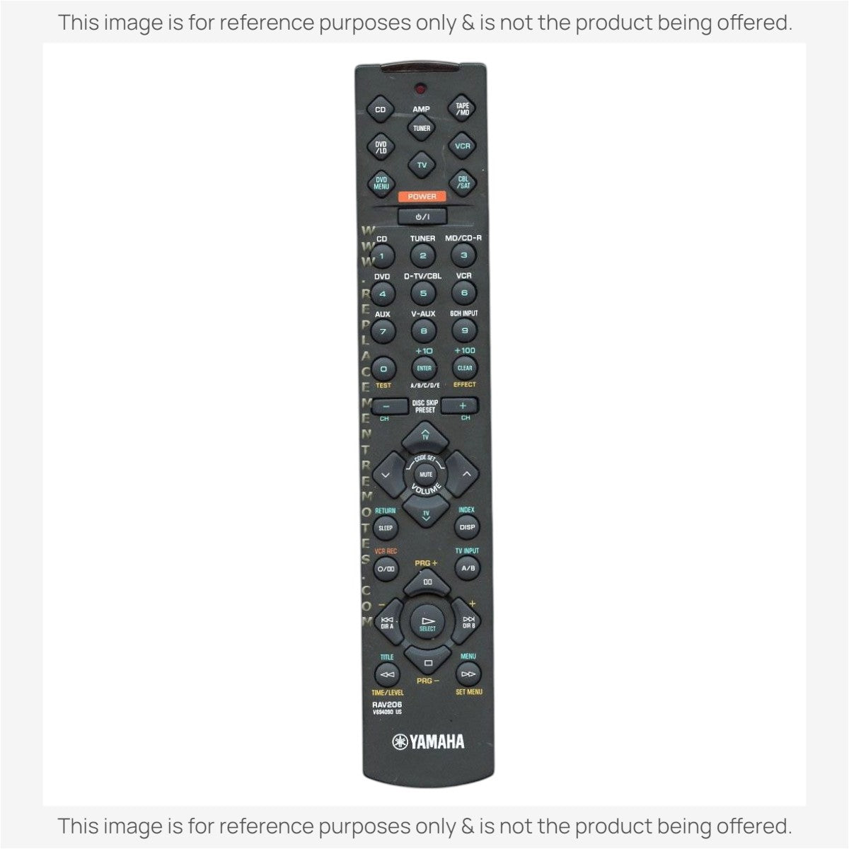Yamaha RAV206 Receiver Remote Control