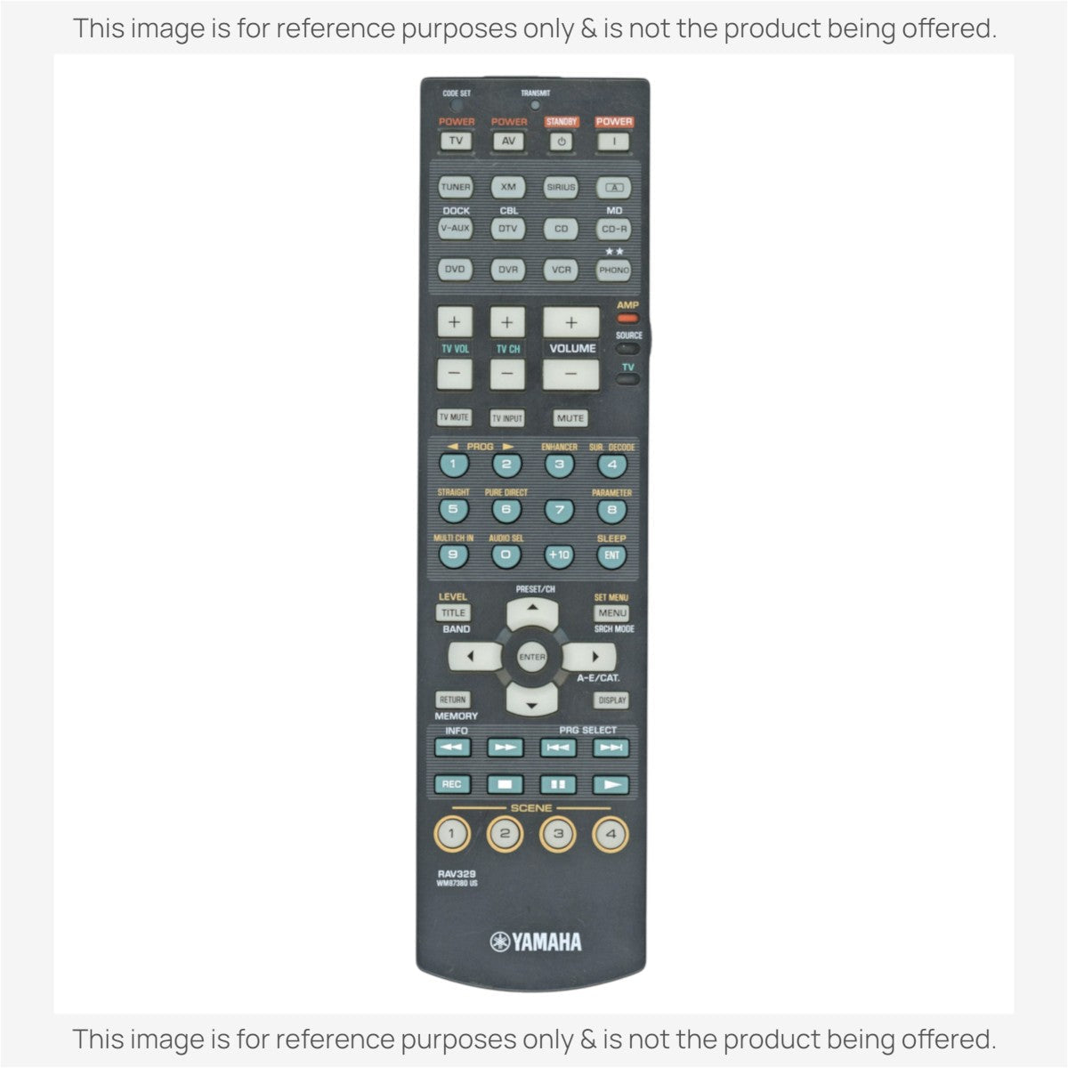 Yamaha RAV329 Receiver Remote Control