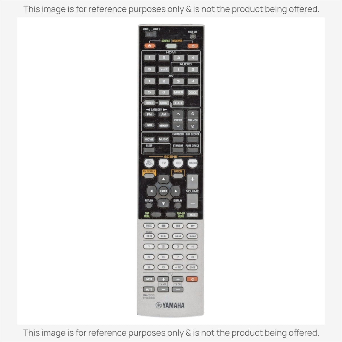 Yamaha RAV336 Receiver Remote Control