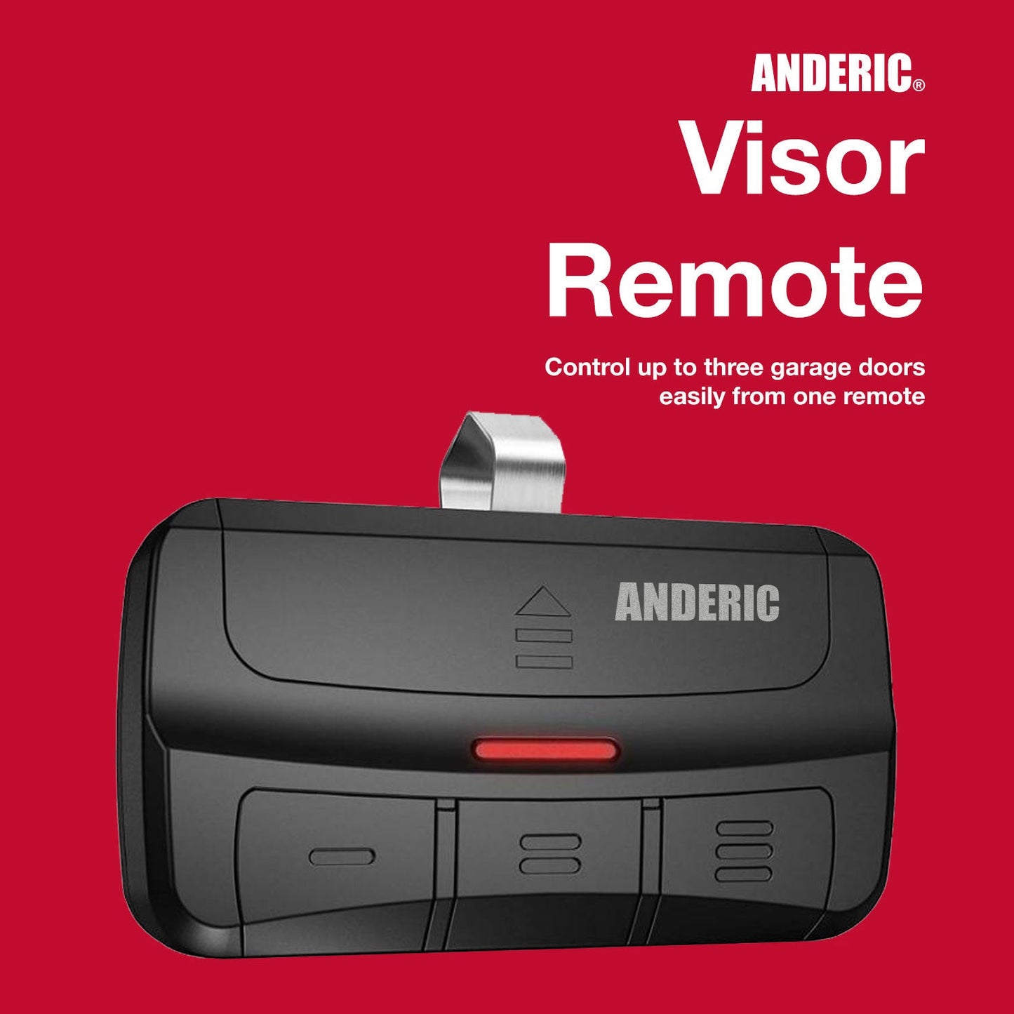 Anderic 375UT Universal 3-Button Garage Door Opener Remote Control for LiftMaster, Chamberlain, Genie, Craftsman, Linear, and Wayne Dalton
