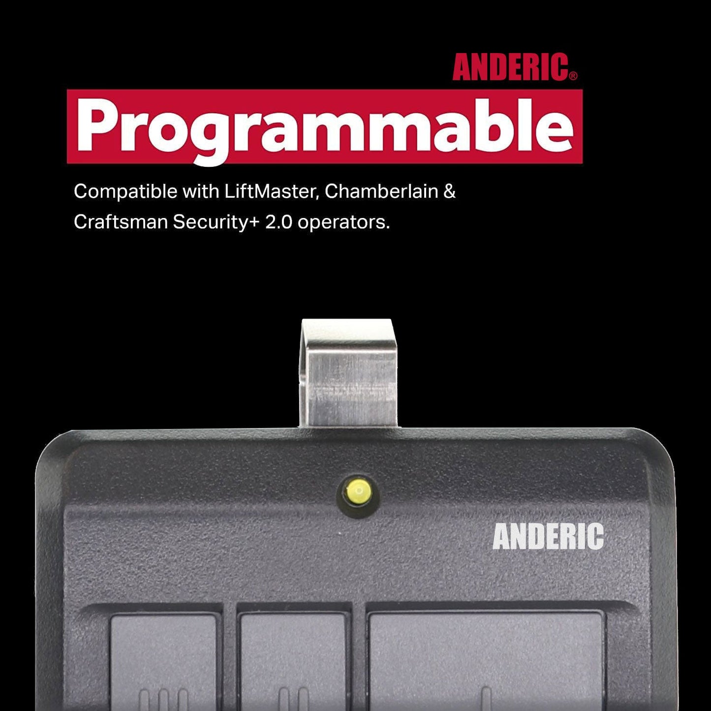 Anderic RR850LM Universal Garage Door & Gate Opener Conversion Add-on Kit for Up to 3 Garage Doors