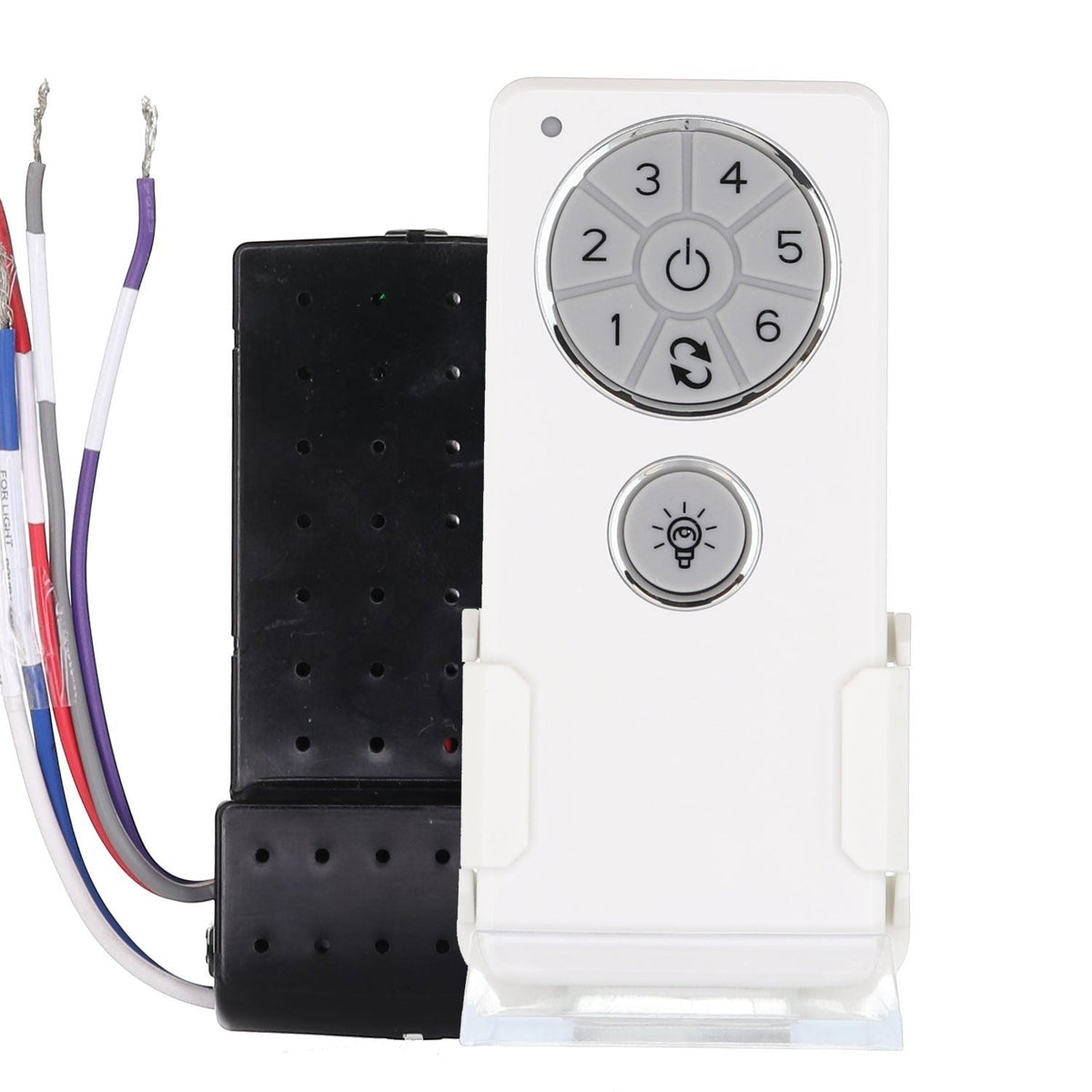 Anderic Substitute for Monte Carlo R8Y7RC04-CF Visual Comfort Ceiling Fan Remote Control | 2.4 GHz - 7rc04-cf100001 [DC1-DC8-KIT]