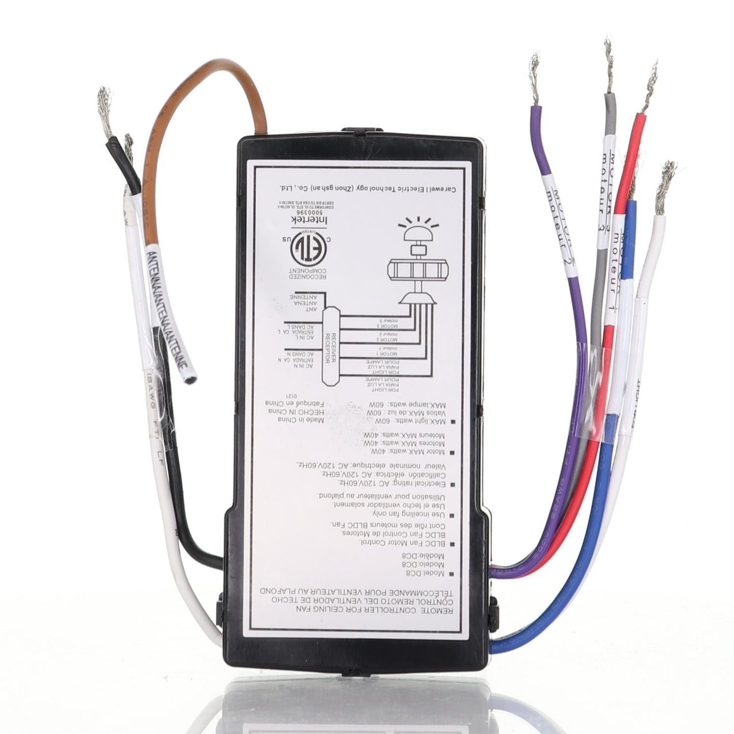 Casa Vieja DC8-56LP32-L-D DC Ceiling Fan Receiver - DC856LP32LD