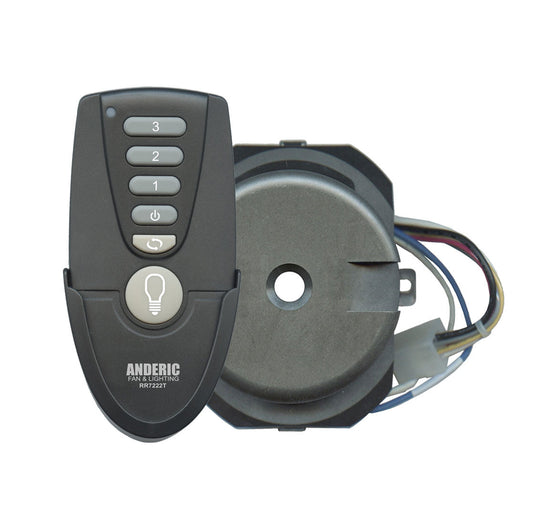 Anderic MR77A.2-RR7222T434-KIT Replacement Altura Ceiling Fan Remote Control Kit for Home Decorators Collection