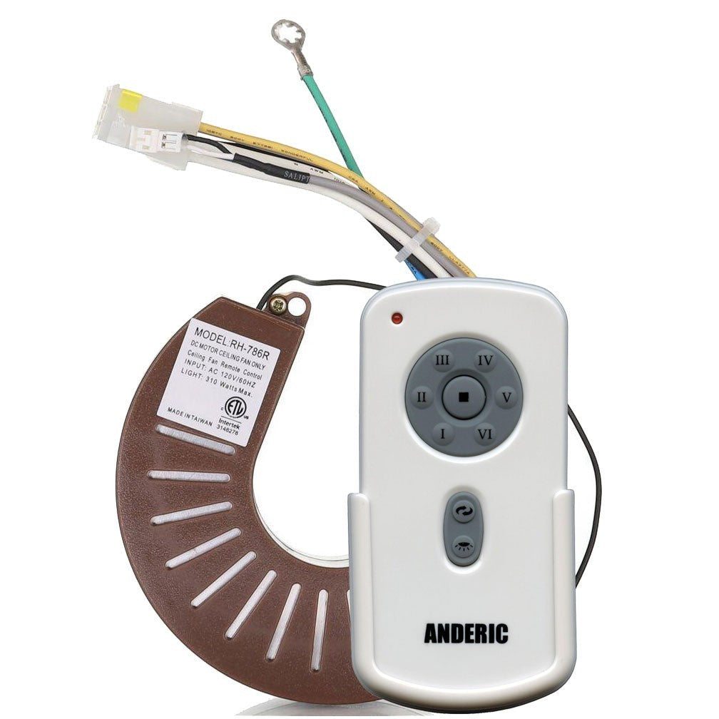 Anderic Substitute for Fanimation Fans RH786R Up/down light Ceiling Fan Receiver [RH786R/RR787T-KIT]
