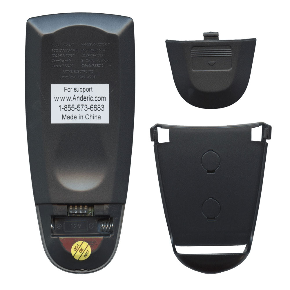 Anderic FAN2R-RR7083TR-KIT Replacement Remote Control Ceiling Fan Kit for Hampton Bay and others - FAN2R, RR7083TR