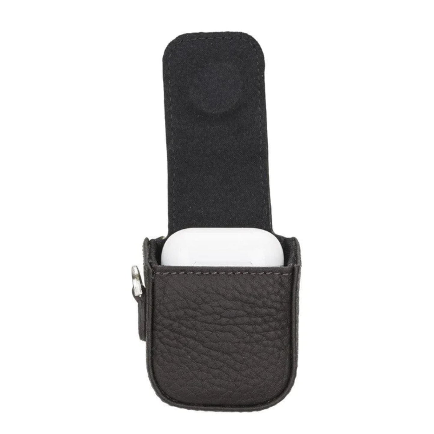 Aurora Luxury Leather AirPods Case with Attached Wrist Strap