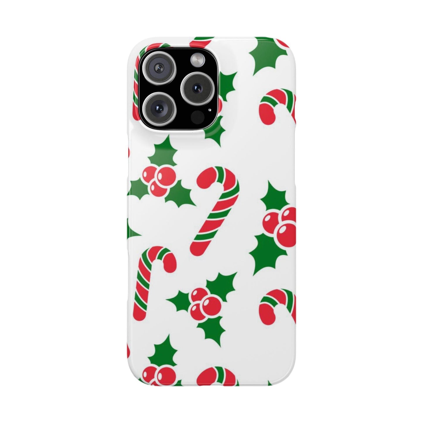 Custom iPhone Tough Phone Case – Christmas Santa Holiday Design, Festive Xmas Protection