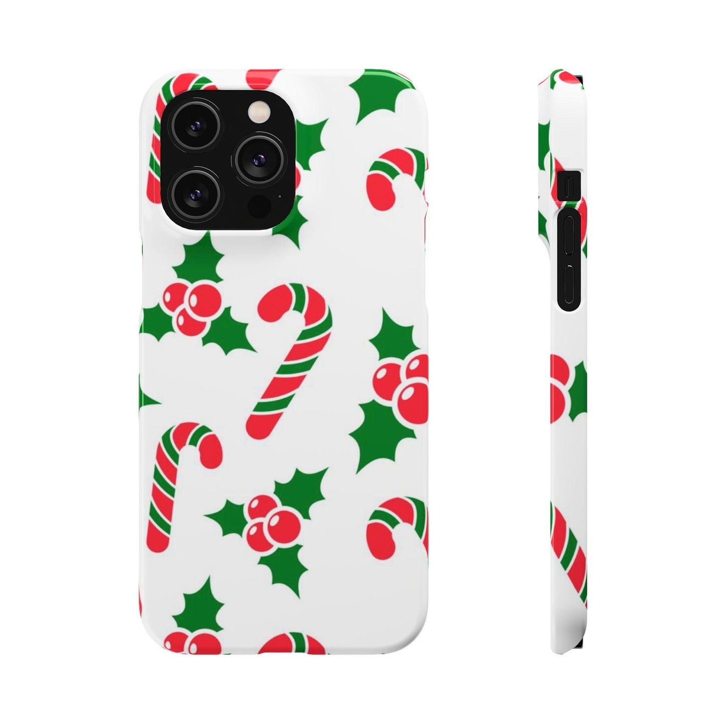 Custom iPhone Tough Phone Case – Christmas Santa Holiday Design, Festive Xmas Protection
