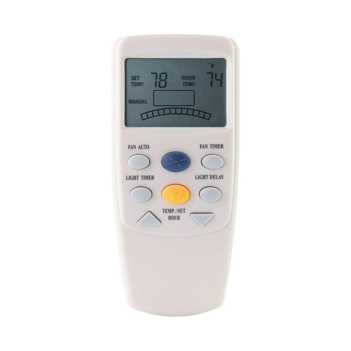 Hampton Bay FAN-9T Ceiling Fan Remote Control | RF Only | Thermostatic | Fan Timer | LCD Display | No Reverse - L3HFAN-9T