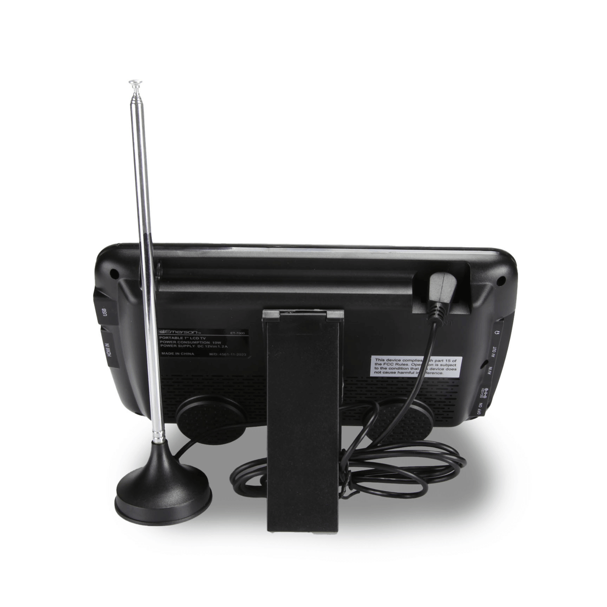 Emerson Portable 7" TV and Digital Multimedia Player with Built-In Battery