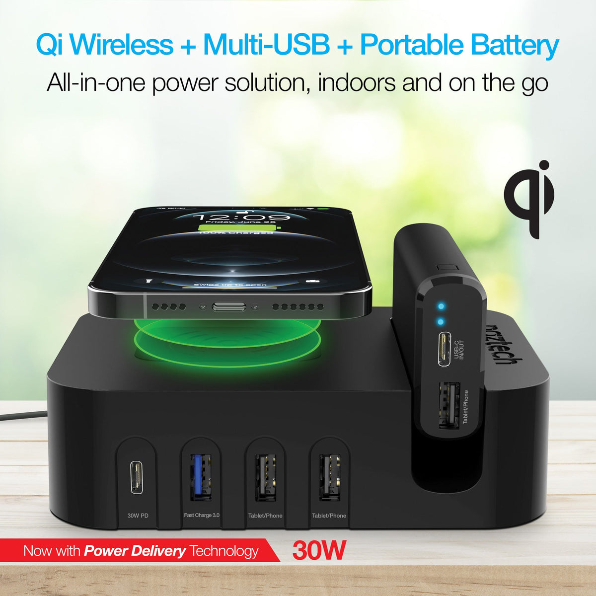 Naztech Ultimate Charging Station Pro to Charge 7 Devices Simultaneously