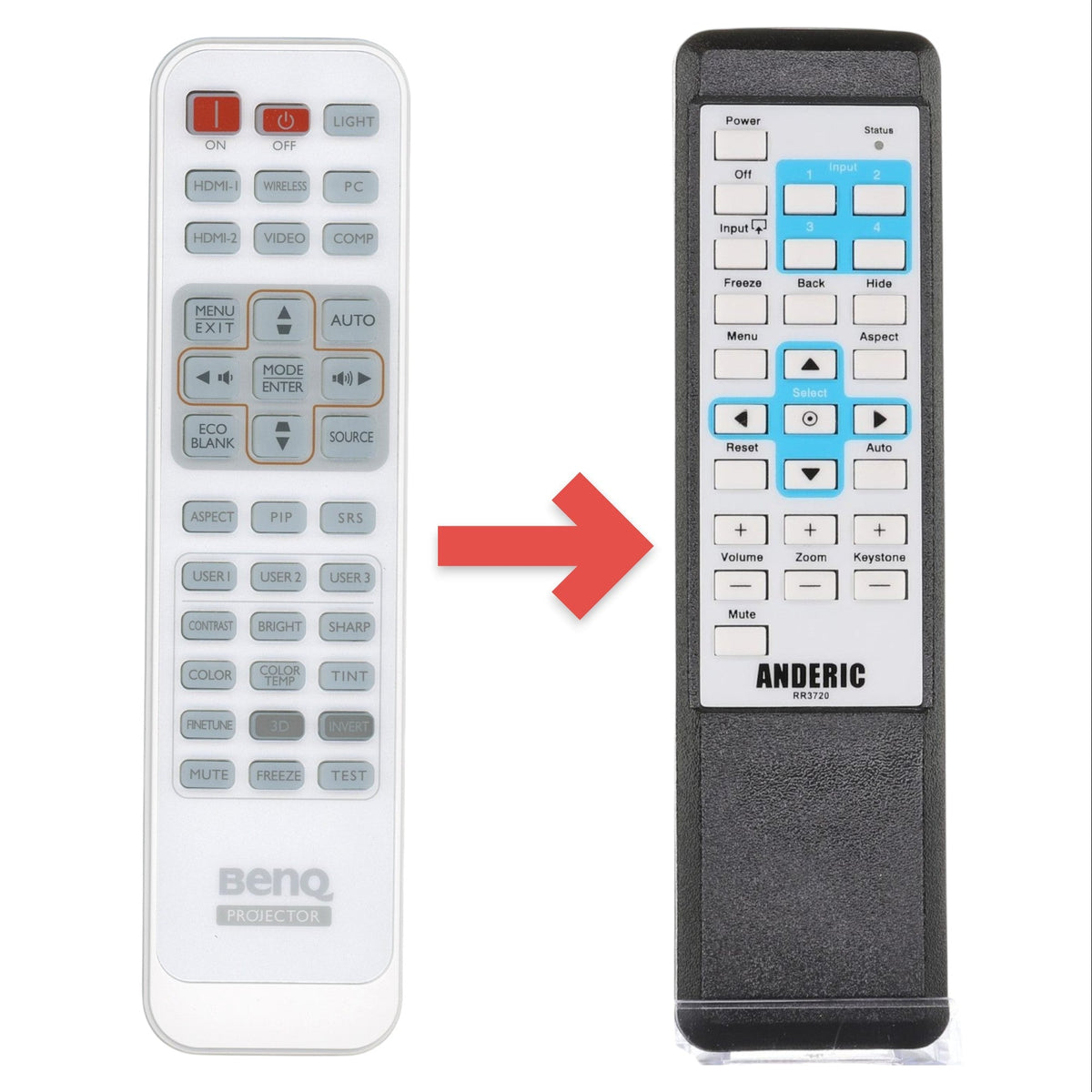 BenQ 1051A-5987 Projector Remote Control