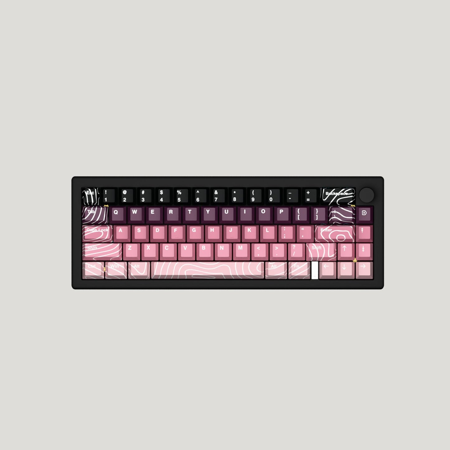 Blackberry Design Keycaps and Mechanical Keyboard